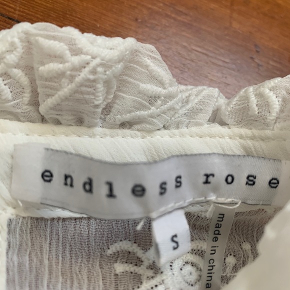 White Ruffle Designer Blouse - Picture 5 of 5